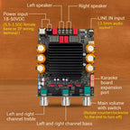 DC 18-50V 3002T PRO Bluetooth Amplifier Board Qualcomm QCC3034 2.0 Channel APTX Lossless 300W+300W TPA3255