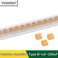 10Piece 6.3V 10V 16V 25V 35V Type B Tantalum Capacitor YXSHENG 1UF 4.7UF 10UF 47UF 100UF 220UF 3528 1210 227 476 107 475 106 105