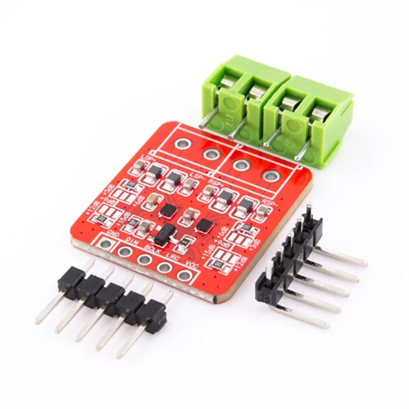 1PCS MAX98357A Stereo D Class Audio Amplifier Board PCM Input I2S Digital Audio Module with 8 Channel TDM Interface