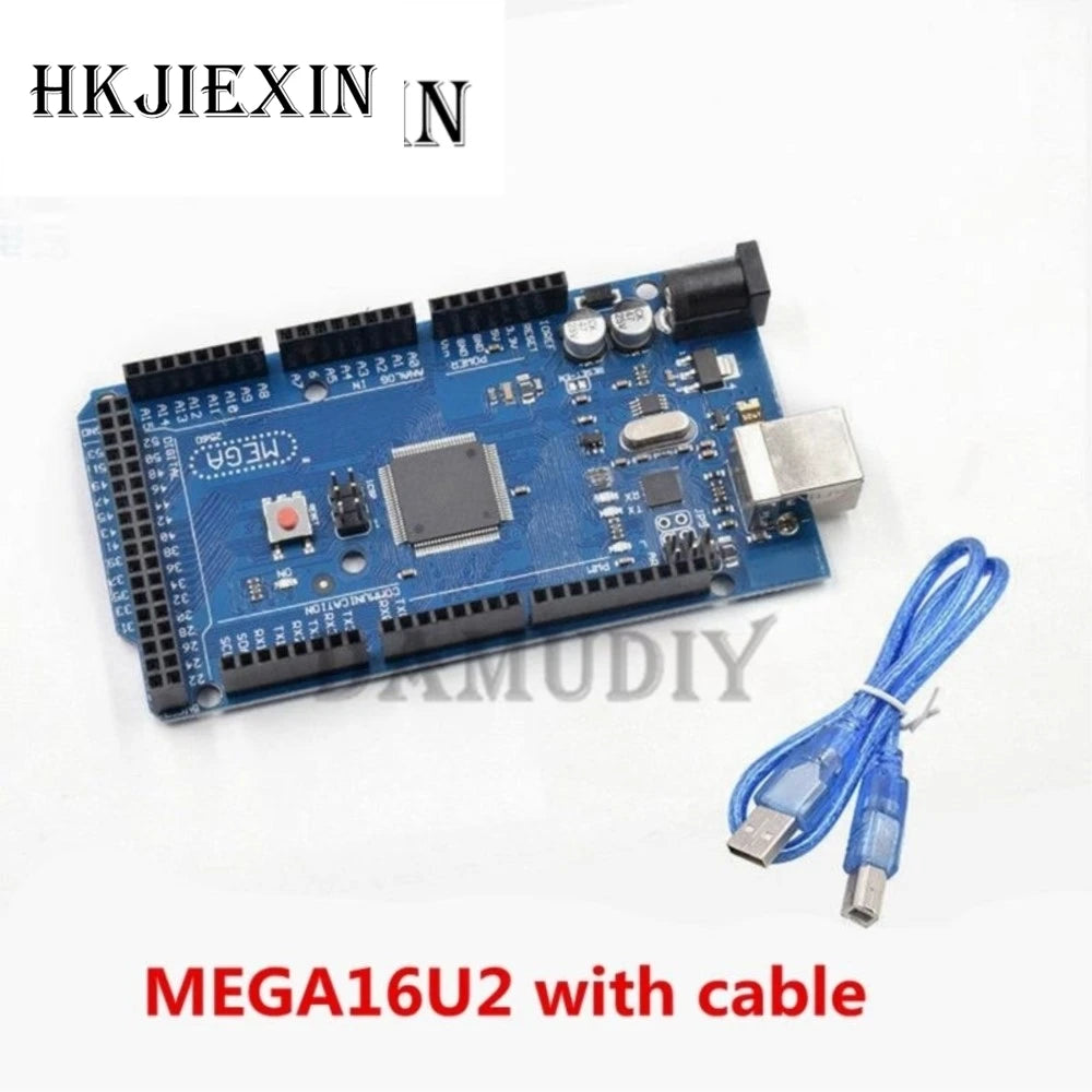 HKJX MEGA2560 R3 (ATmega2560-16AU CH340G) AVR USB Board Development Board MEGA2560 PRO For Arduino Expansion Board  DIY Kit