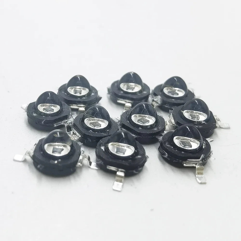 3Watt 3W High Power led 850nm 940nm 730nm 60 90 120 degree  Infrared LED IR for Night Vision CCTV DIY