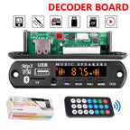 KEBIDU Bluetooth 5.3 MP3 Player DC 12V MP3 Decoder Board Car Wireless Music Player Folder Switching USB TF FM Radio For Speaker