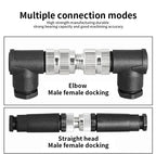 M8 3pin 4pin 5pin sensor connector waterproof male&female plug screw threaded coupling 3 4 5Pin