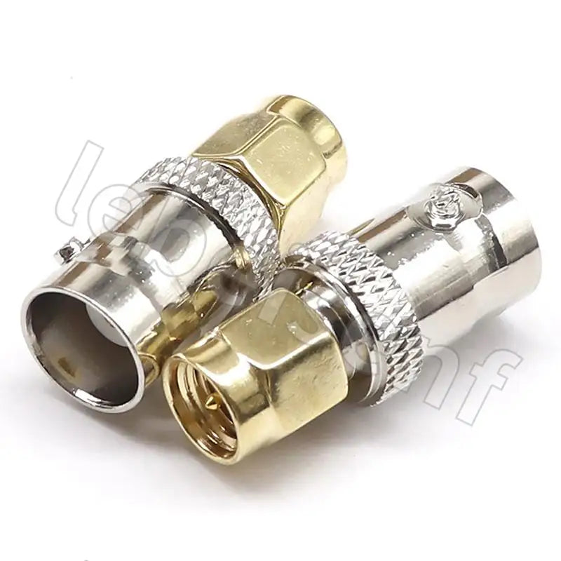 SMA Male Plug to BNC Female M/F Radio Antenna Connector RF Converter M/F Radio Antenna Adapters Kit Coaxial SMA to BNC Adapter