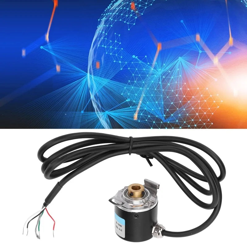 Encoder Hollow Shaft AB 2‑Phase for Industrial Automation Parts 3000‑6000 Rpm DC5-24V 400Б