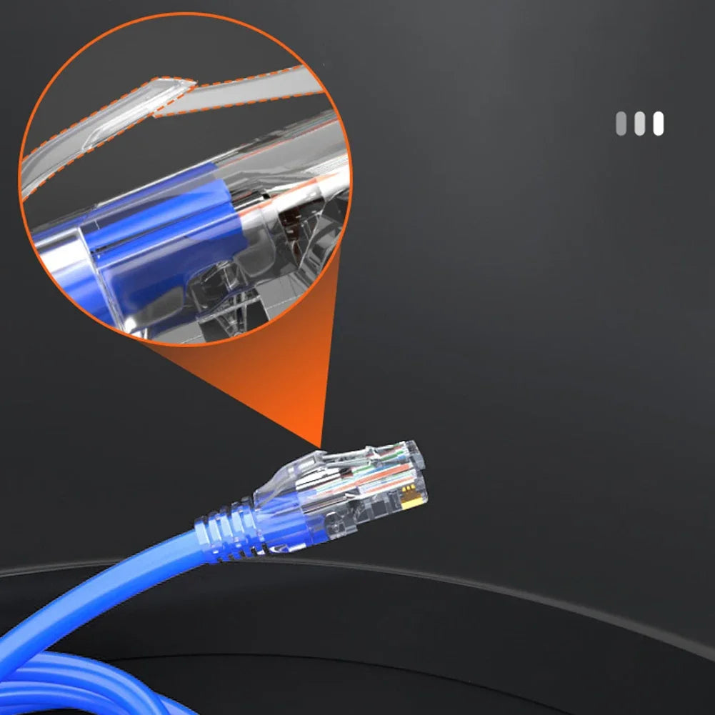 100Pcs/set RJ45 Cat6 Pass-Through Connector and Strain Relief Boot Pack, Various Colors for Crimping Modular Plugs