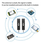 2pcs FPC Wifi Antenna 2.4G 5.8G Dual Band Built-in Soft Board Patch Antennae