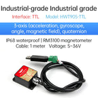 HWT101CT Z-Axis Crystal Inclinometer, MEMS Tilt Angle Sensor , Built-in Highly-Integrated Crystal Gyroscope