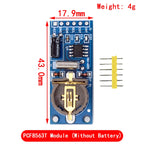 1PCS PCF8563 DS3231 PCF8523 AT24C32 DS1302 DS2121SN IIC Precision RTC Real Time Clock Memory Module For Arduino new original