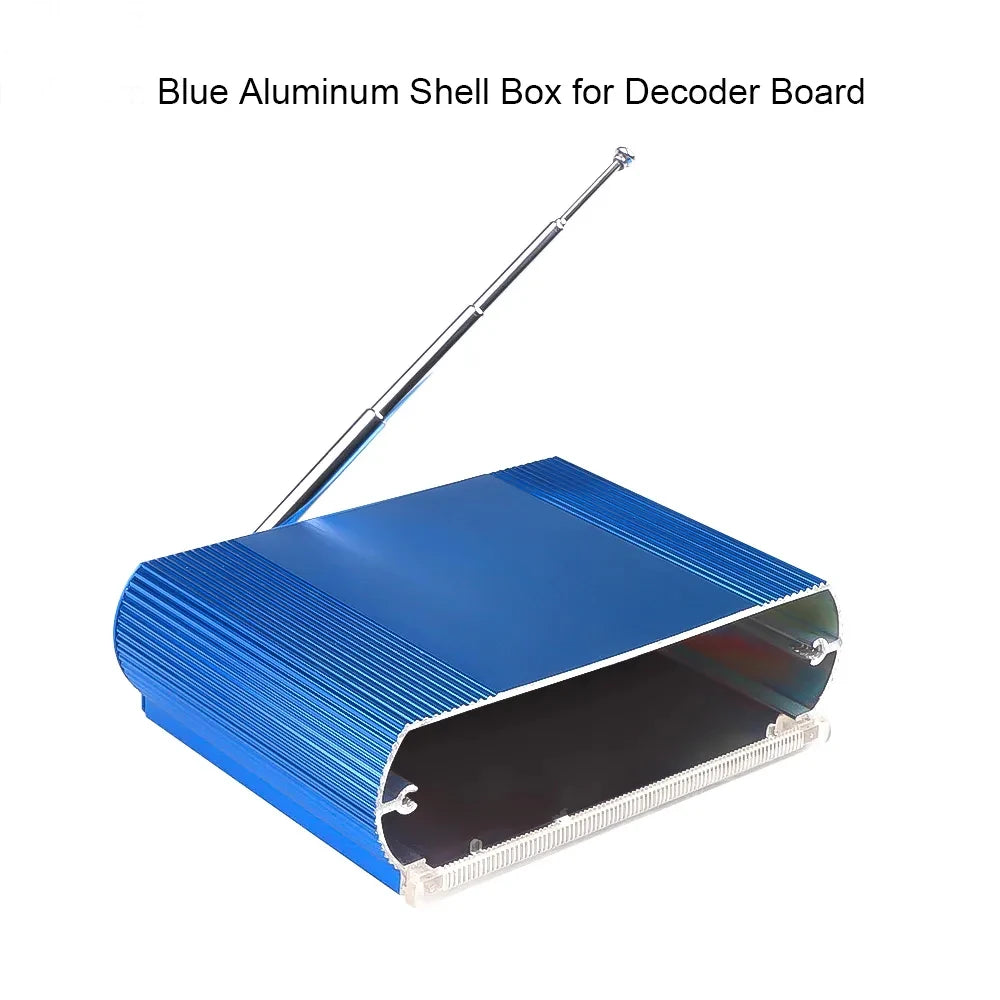Aluminum Case for Bluetooth MP3 Decoder Board Wireless Player WMA Car Accessory USB/FM Audio Module Box Shell for Decoder Board