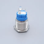 40pcs 16mm 19mm Metal Button Switch PC Power LED Light Waterproof Car Start On Off Momentary Latching 3V 5V 6V 12V 24V 220V Red