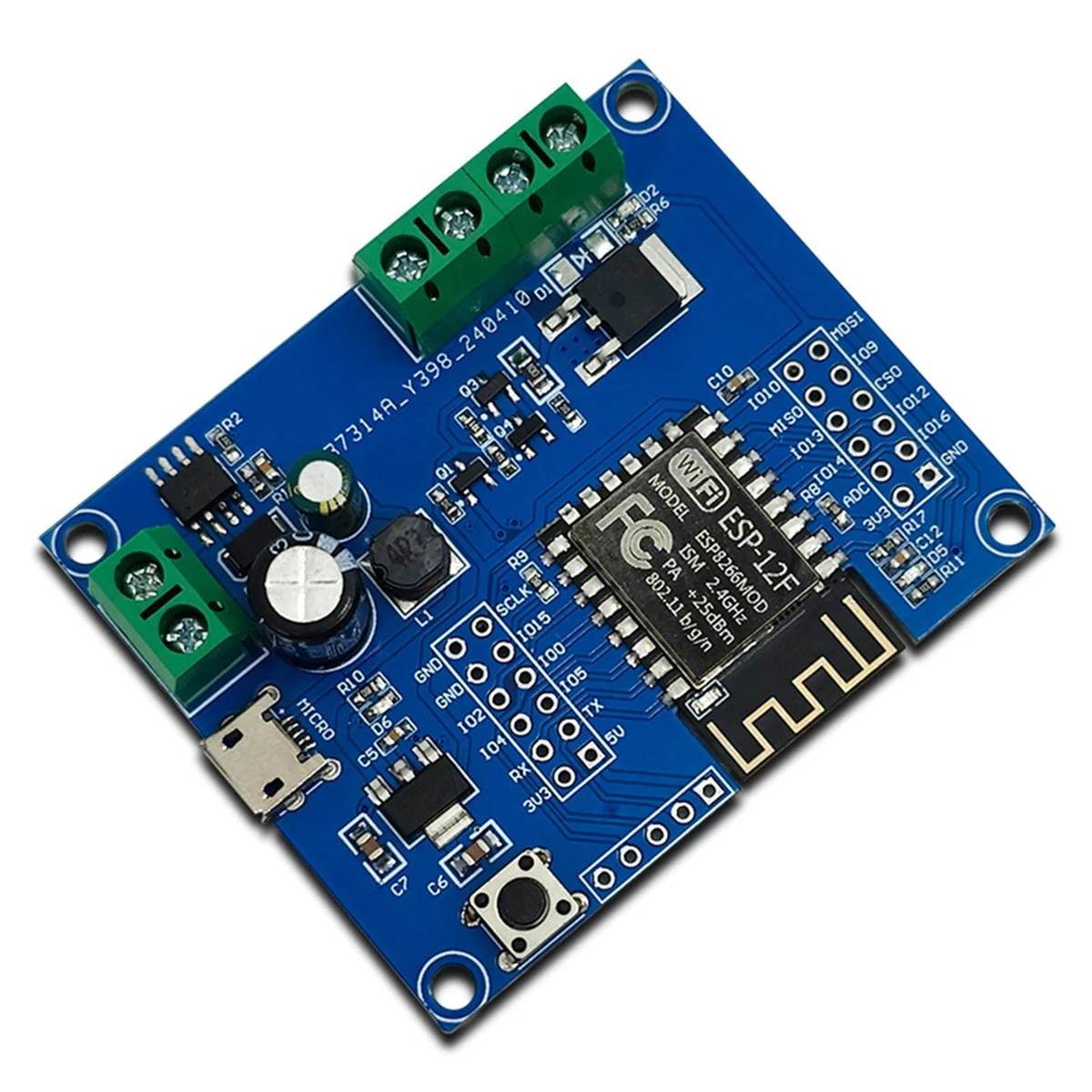 AT59 ESP8266 WIFI Single Relay MOS Switch Control Module ESP-12F Development Board Support DC 5-80V and USB Port Power Supply