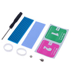1set M.2 SSD Heat Sink NVME NGFF M.2 2280 Solid State Hard Disk Aluminum Heatsink Cooler Radiator Thermal Cooling Pad For PC