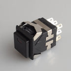 10PCS Momentary Latching KD2-21 22 23 24 Square Push Button Switch With LED Indicator 6PIN 8PIN 3A/250V 6A/125V ON-ON