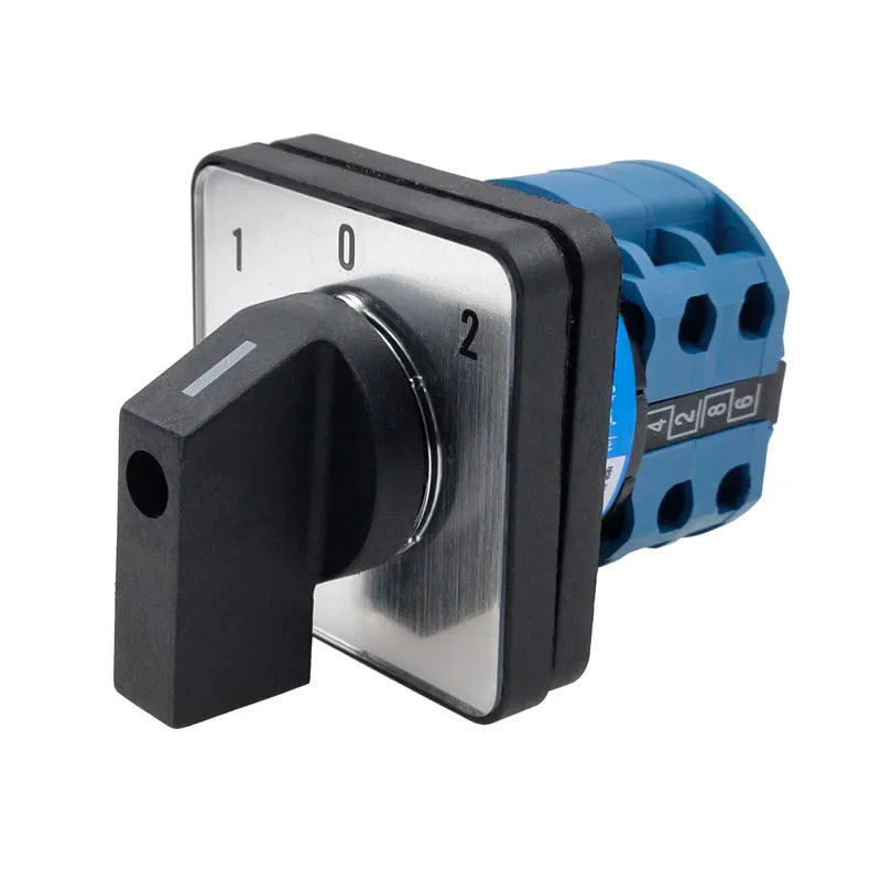 Electric 2/3/4 Position 8 Terminals Rotary Cam Changeover Switch 500V 20A LW28-20