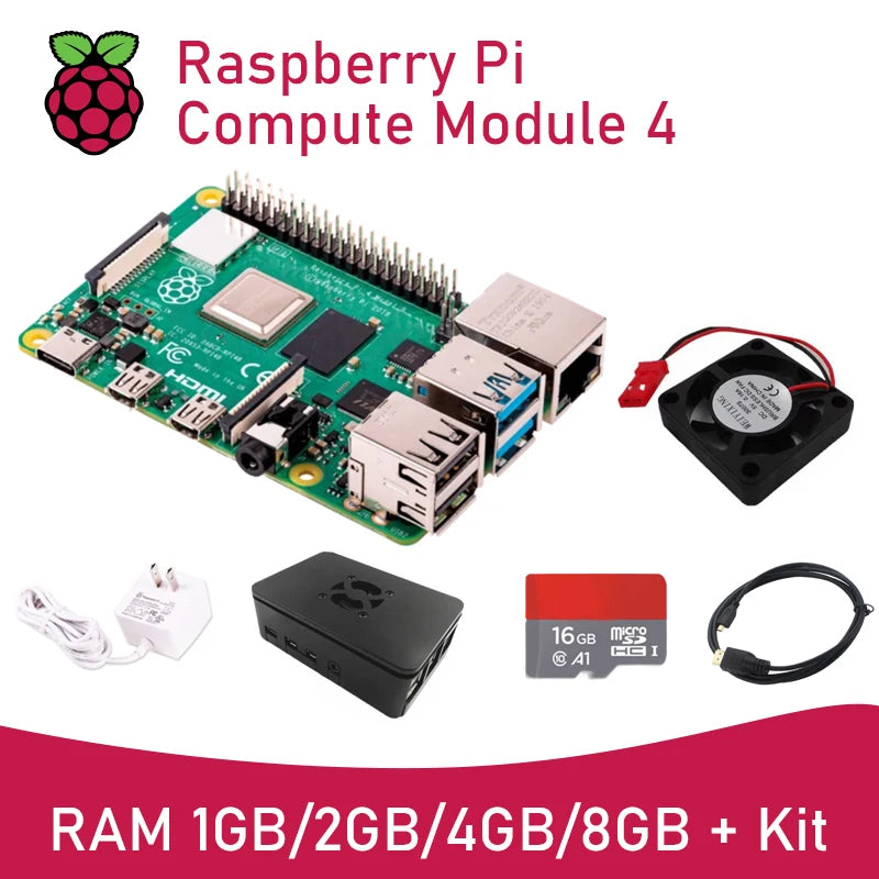 Raspberry Pi 4 Model B 1GB 2GB 4GB 8GB RAM Completely Upgraded Raspberry Pi 4B