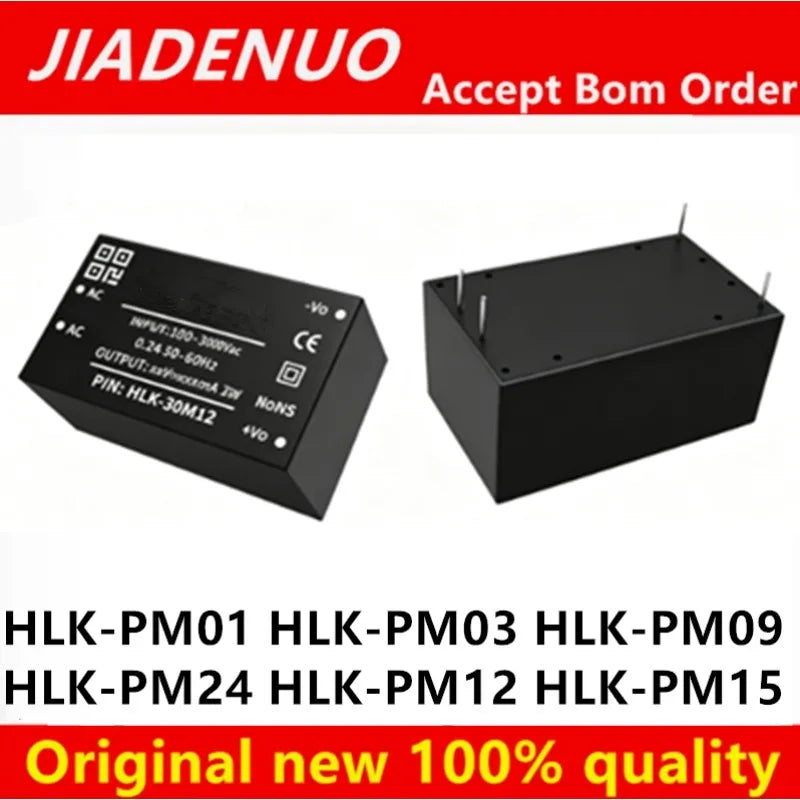 1PCS New HLK-PM03 PM03 HLK-PM01 PM01 HLK-PM09 PM09 HLK-PM12 PM12 HLK-PM15 PM15 HLK-PM24 PM24 AC-DC isolation switch power module