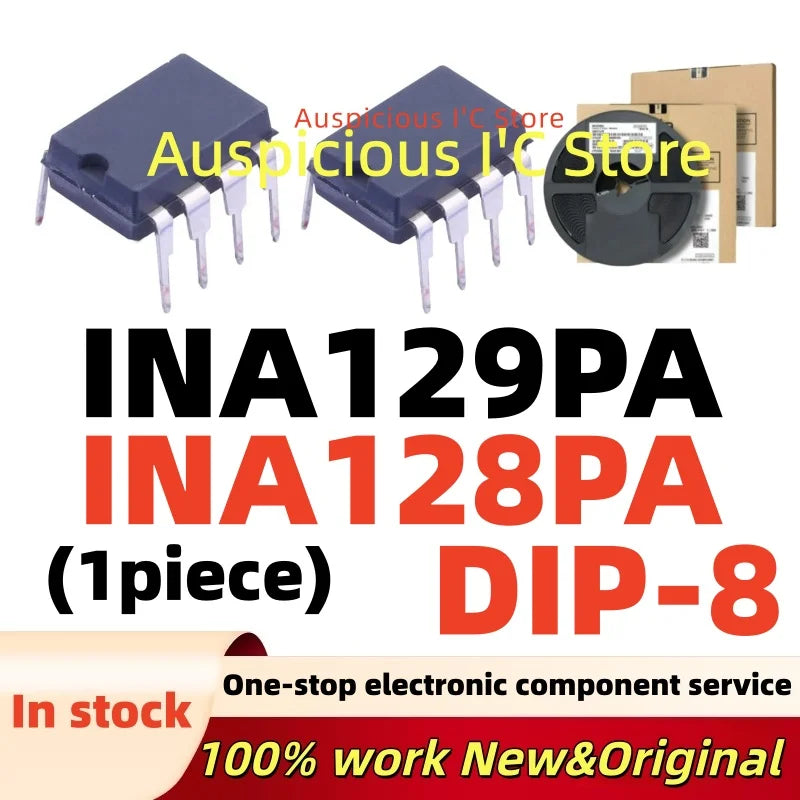 (1pcs) INA129PA INA129P INA129 INA128PA INA128P INA128 DIP-8
