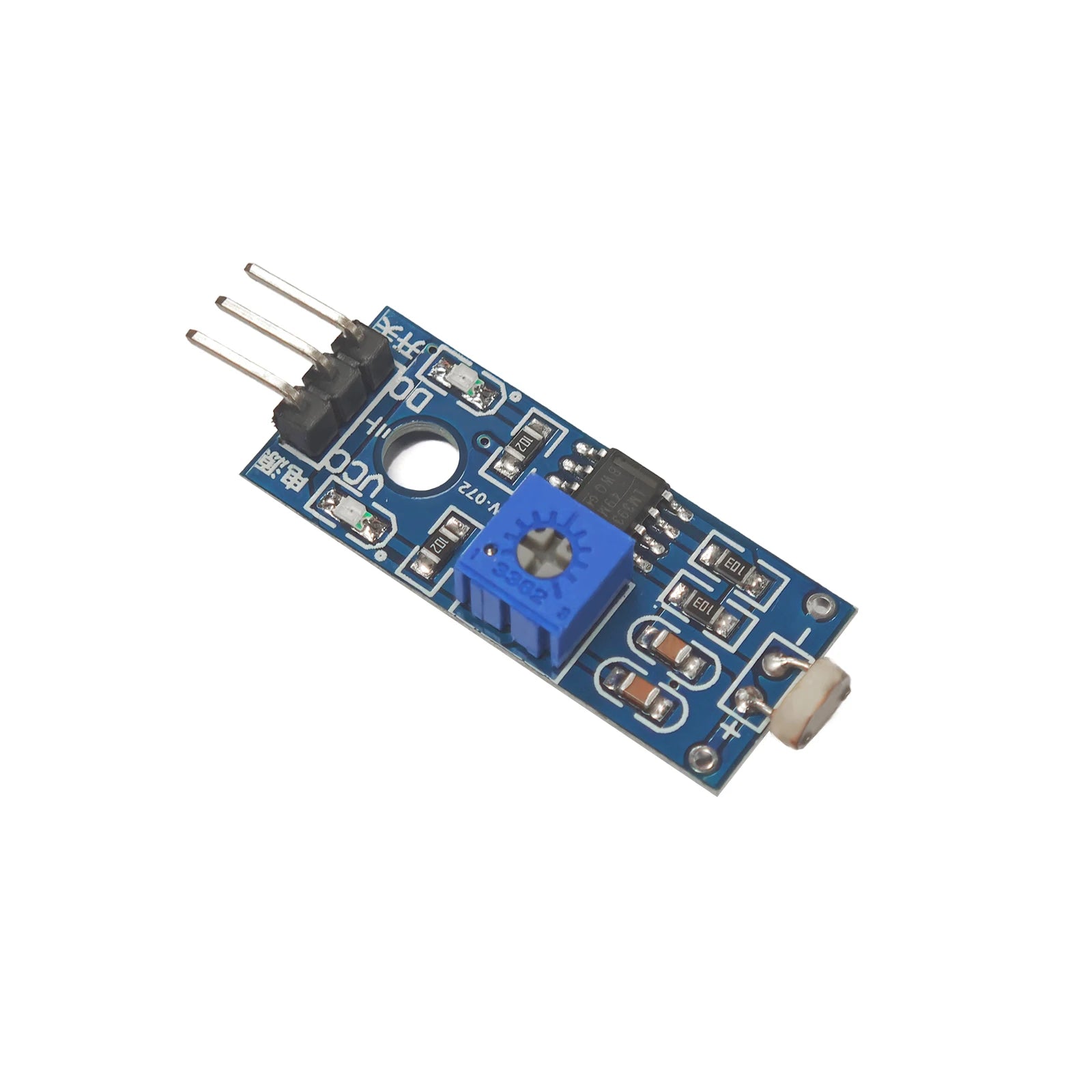Photosensitive Sensor Module 5516 Photoresistor Sensor LDR Light Detection 3Pin 3.3V-5V for Arduino DIY Adjustable Robot