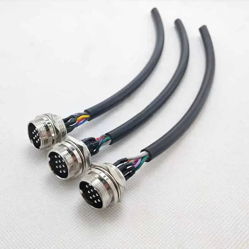 3Pin GX20 Aviation Plug with Wire 2/3/4/5/6/7/8/9/10/12Pin Connector Cable GX20 Male Female Socket Connection Line 7-20A 250V