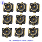 10PCS/Lot U.FL IPX-1st/3rd/4th Compatible Male Plug WiFi Antenna Socket SMT PCB RF Coaxial WiFi Connector Antenna Board Terminal