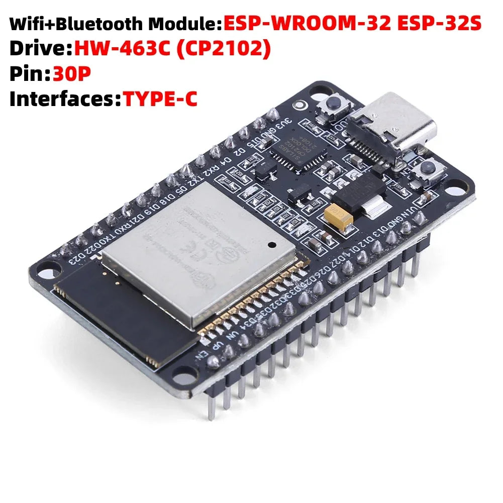 32S Expansion Board CP2102 NodeMCU-32S Lua 30pin/38Pin Module GPIO E32 WiFi Bluetooth Low Power Module