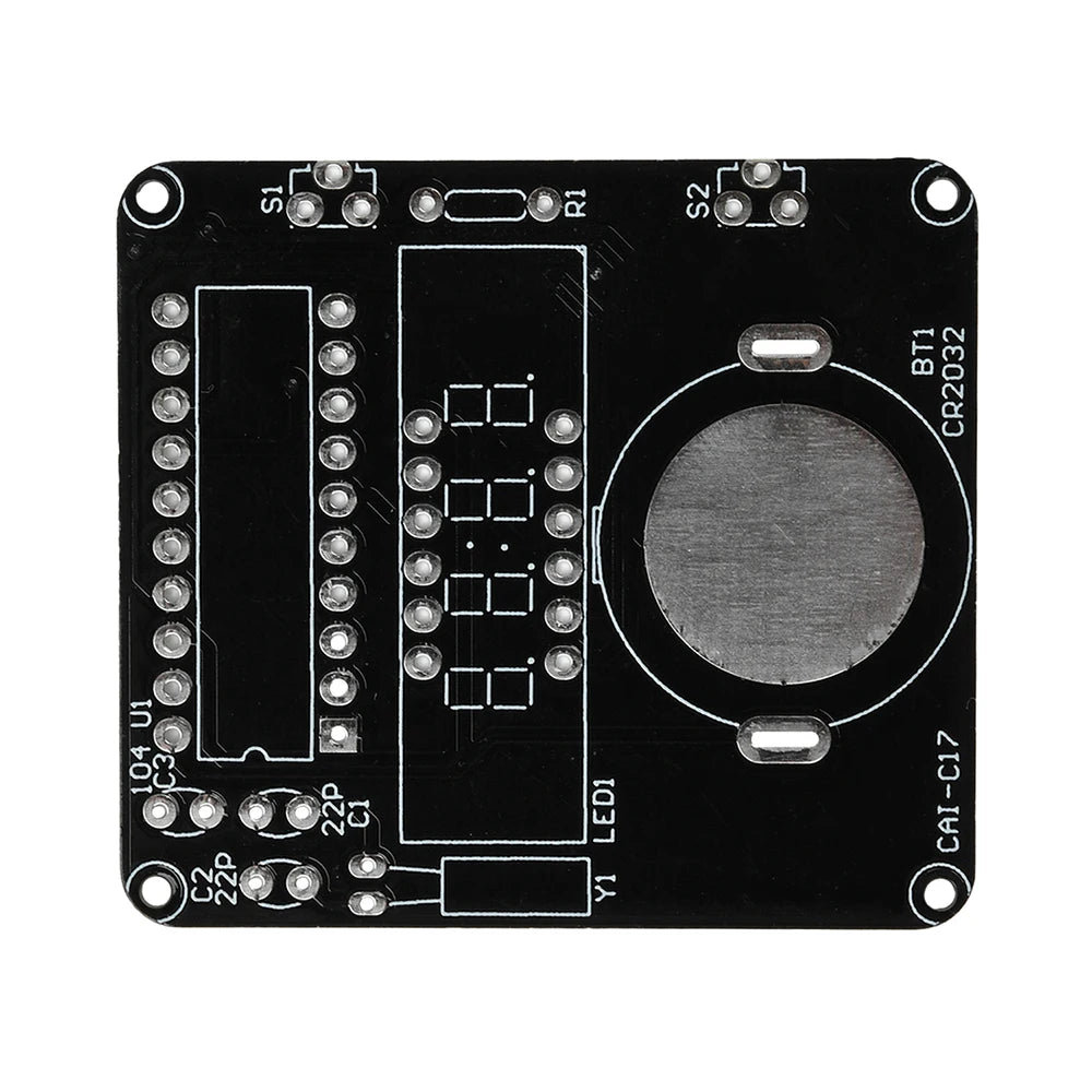 DIY Electronic Watch Kit 0.28'' LED Digital Tube Creative Watch Soldering Kit Microcontroller Watch Kit with Silicone Strap&Case