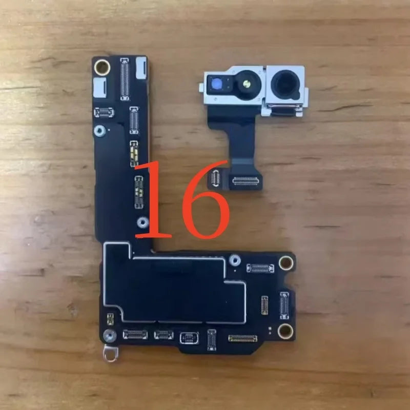 100% Unlocked Motherboard For iPhone 16 Pro Max With Face ID Support iOS Update Logic Board Clean ICloud Mainboard SIM Version
