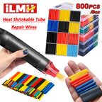 Heat Shrink Tube Kit Thermoresistant Tubing Heat Shrink Wire Wrapping Electrical Connection Cable Insulation Sleeved Protecter