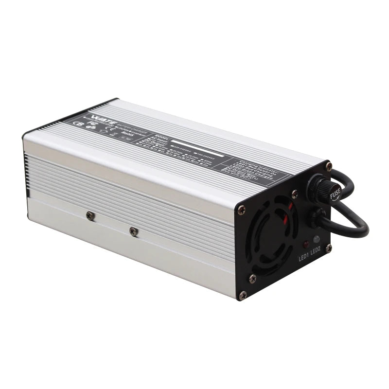 42V 10A Charger 10S 36V Li-ion Battery Charger Lipo/LiMn2O4/LiCoO2 battery Charger With Fan Aluminum Case