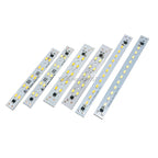 1pcs AC 220v LED Crystal Light Bar Strip 5W 120mm 160mm Free Driver Module SMD 5730 LED PCB White Warm White T5 T8 Light Source
