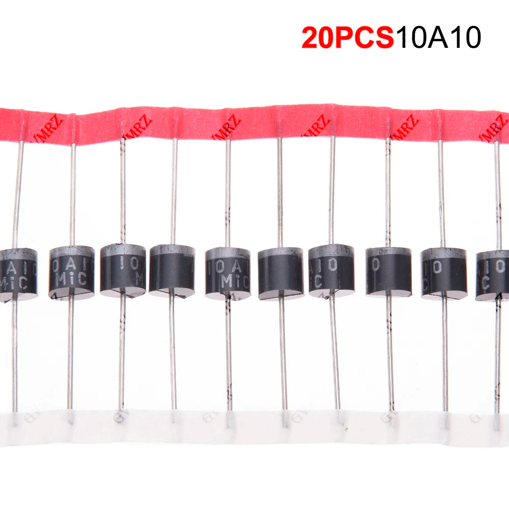 Rectifier Diode Mixed Kit 6A10 10A10 20A10 DB3 RL207 Electronic Components MUR4100E 10SQ045 20A10 130mil