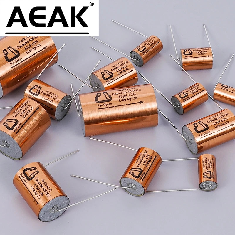 Free Shipping 2pcs/lot Tianji MKP Series Metallized polypropylene polar Audio Hi-Fi capacitor Line Ag-Cu ±3%