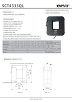 QL Series SCT4333QL Input 100A 200A 300A 400A 500A 600A Output 1A/5A Accuracy 1% Split Core Current Transformer