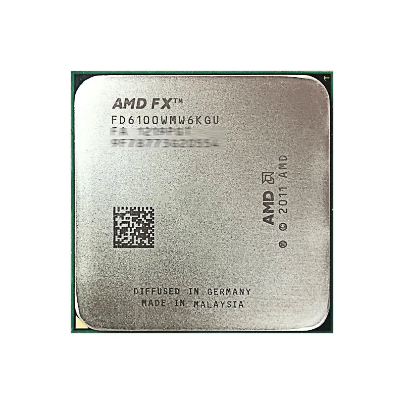 AMD FX-Series FX 6100 3.3 GHz Six-Core Six-Thread CPU Used FD6100WMW6KGU Socket AM3+