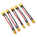5/1pcs XT30 Female to XT60 Male RC Lipo Battery Adapter 10CM Cable 14AWG Silicone Wire for FPV RC Car Accessories