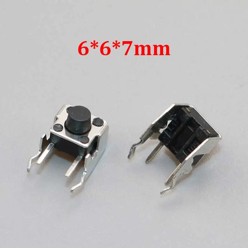 20/50/100pcs 6x6 PCB Momentary Mini Micro Tactile Tact Push Button 4-Pin Self-reset Switch 6*6*4.3/5/6/7/8/9/10/11/12/13/14/15mm