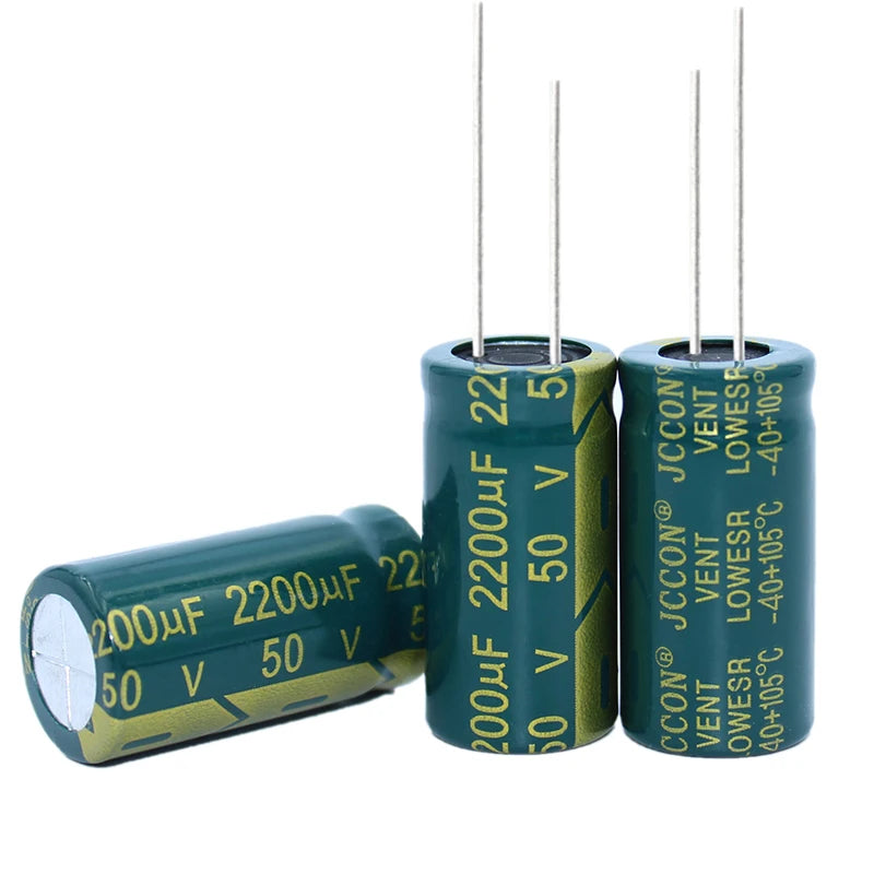 5-50PCS JCCON 50V 1 2.2 4.7 10 22 47 220 330 470 680 1000 2200 3300 4700 6800 uF High frequency low ESR capacitor