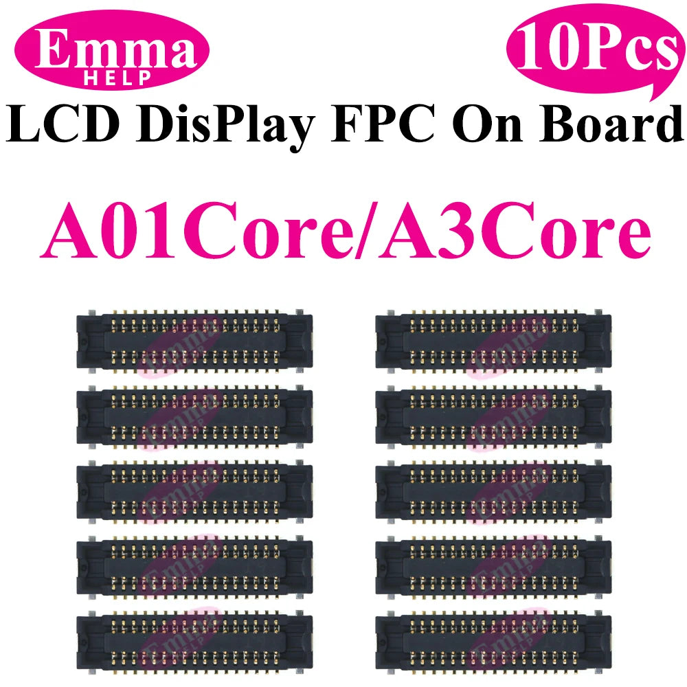 EmmaHelp FPC Connector Display Screen For Samsung LCD FPC A51 A50 A70s A40 A30S A21 A20S A10S M12 M14 M15 M16 On Motherboard