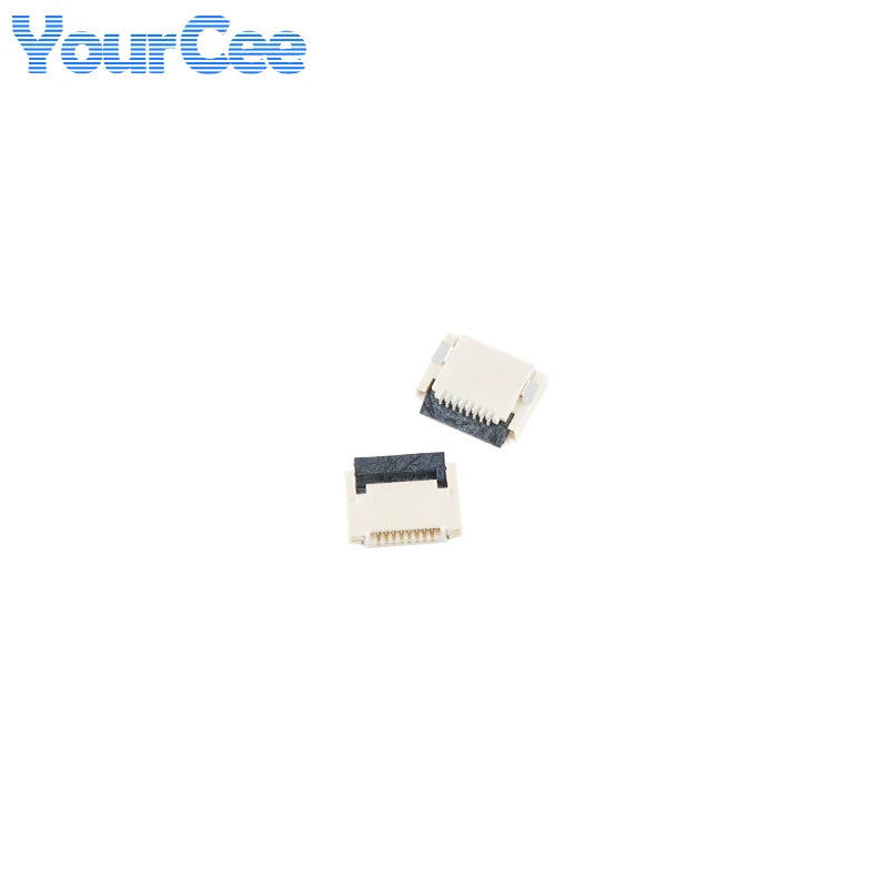 10PCS FFC/FPC Connector Flat Cable Socket 0.5MM Adapter 4/6/8/10/12/14/16-30/32/40/50/60 Pin Back Flip Front Insert Horizt