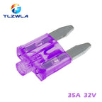 10PCS Small With Light With Fusing Indication Automobile Plug-in Fuse Small Sharp Foot Fuse For Automobile 5A ~ 40A