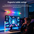 30cm 50cm Magnetic LED RGB Cabinet Light with Motion Sensor USB-C Wireless Night Light with 5 Modes for Closet Gaming Atmosphere