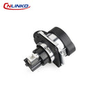 CNLINKO M28 IP68 Circular Heavy Duty Power Connector 50A Male/Female Screw Terminal for EV Charging,Solar & Battery Storage
