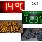 18' Outdoor Waterproof LED Billboard Score Display Screen 7-Segment Digital Modules for Signage LED Numbers Parts