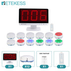Retekess TM101 Quiz Answer Game Buzzer System 3 Answer Mode 4 Color State for Classroom Competition Game Show Family Party Games