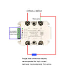 Single-Phase Fully Isolated AC Voltage Regulating Module SCR Power Regulator Solid State Relay Heater Temperature Adjustment