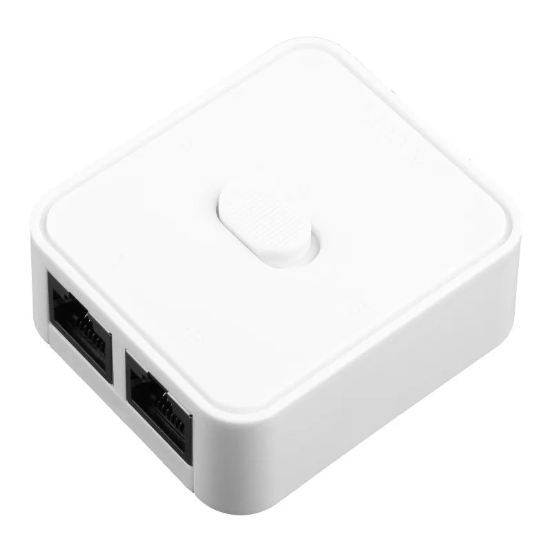 1000Mbps 1 In 2 Out Ethernet Adapter RJ45 Splitter Lan Connector Cat 6 RJ45 Splitter Switch Coupler for PC Laptop TV Box Router
