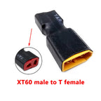 XT60 XT90 Plug Male / Female To T Plug Female / Male Connector Conversion Adapter No Wire for RC Airplane Quadcopter Parts