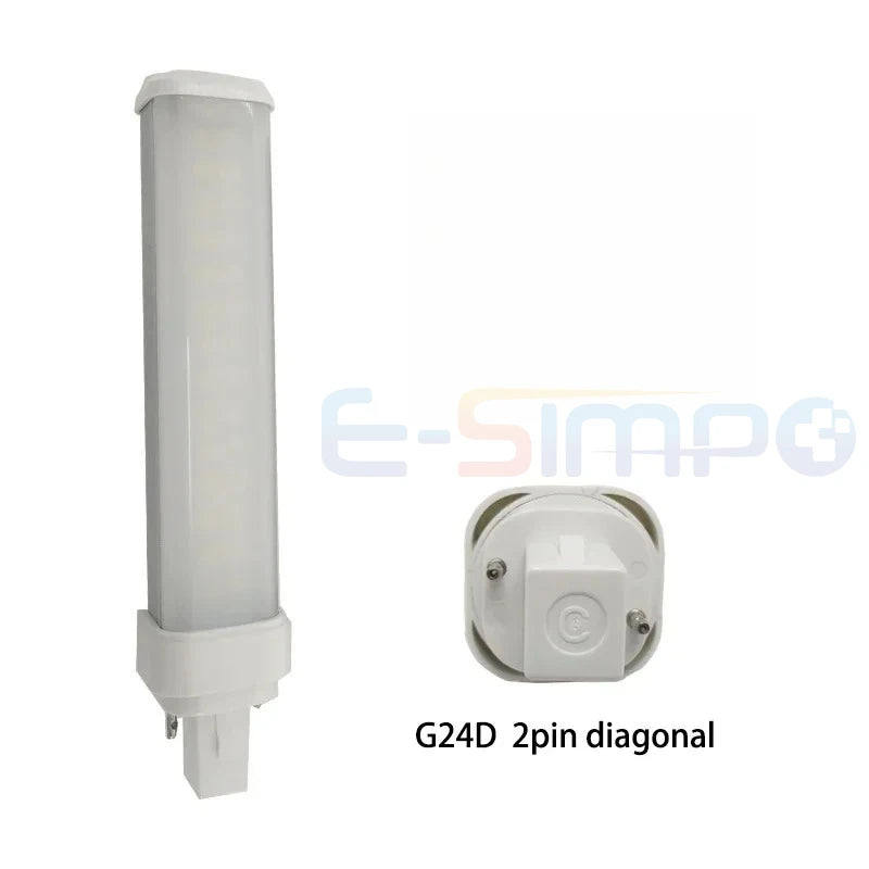 1PC G24d 2Pin 5W 7W 9W 11W 2U CFL PLC 13W 18W 26W LED Replacement Horizontal Retrofit PL Plug Lamp,Ballast Removal Required