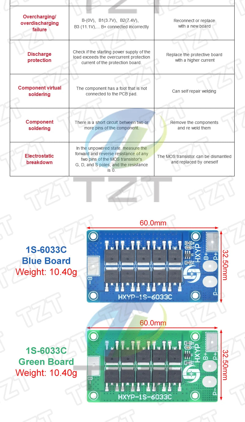 1/3PCS BMS 1S 30A 3.2V LiFePO4 / 3.7V Lithium Battery Protection Board 18650 4.2V Charging Voltage/Short Circuit